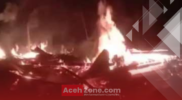 Satu Rumah di Aceh Timur Ludes Terbakar Acehzone.com