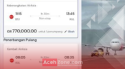 AirAsia Banda Aceh-Kuala Lumpur Mulai Terbang Senin Lusa, Harga Tiket Mulai Rp 700-an Ribu Acehzone.com