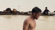 Getek Penghubung Kampung Baling Karang Terputus Diterjang Banjir Acehzone.com