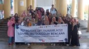 Menghadapi Bencana Gempa Bumi dan Tsunami, Forum PRB Aceh adakan Simulasi dan Kegiatan Ibu Tangguh Acehzone.com